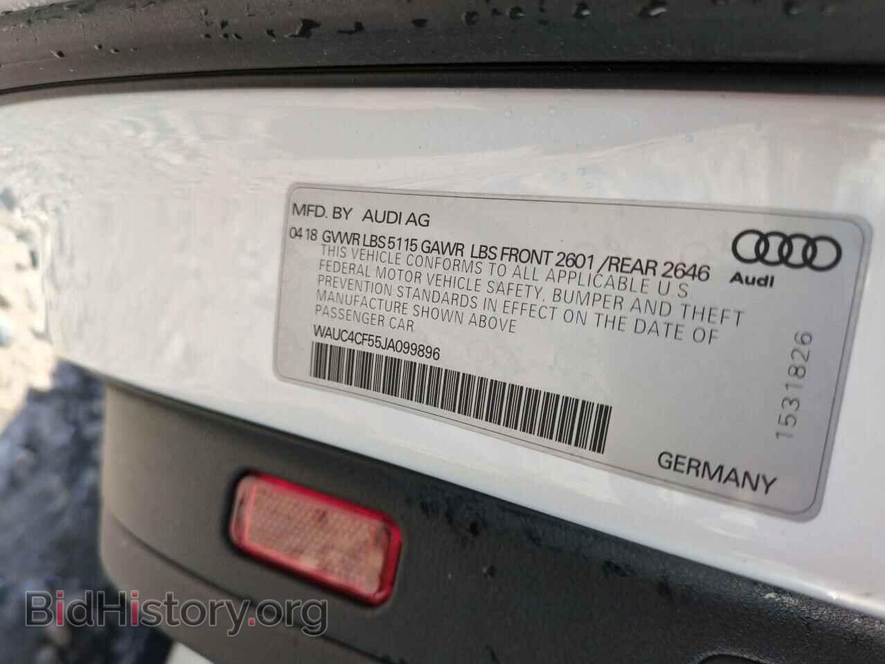 2018 AUDI S5/RS5 - VIN: WAUC4CF55JA099896 - Фото 12