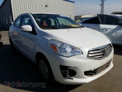 2017 Mitsubishi MIRAGE Mirage G4, white — VIN ML32F3FJ6HHF16701, Copart