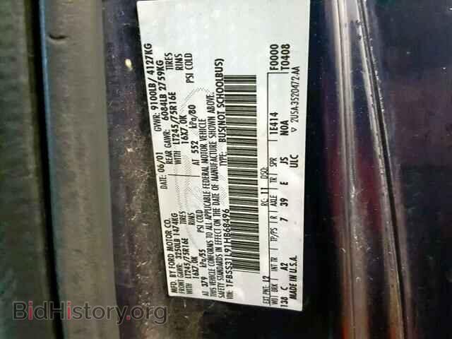 2001 FORD ECONOLINE - VIN: 1FBSS31L91HB68496 - Photo 10