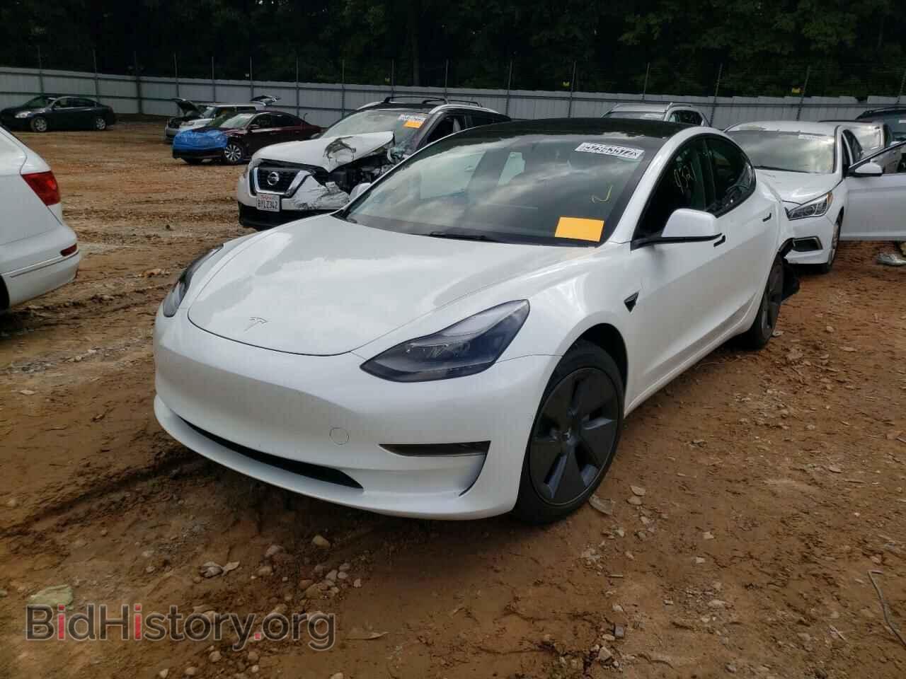 2022 TESLA MODEL 3 - VIN: 5YJ3E1EA9NF186197 - Фото 2