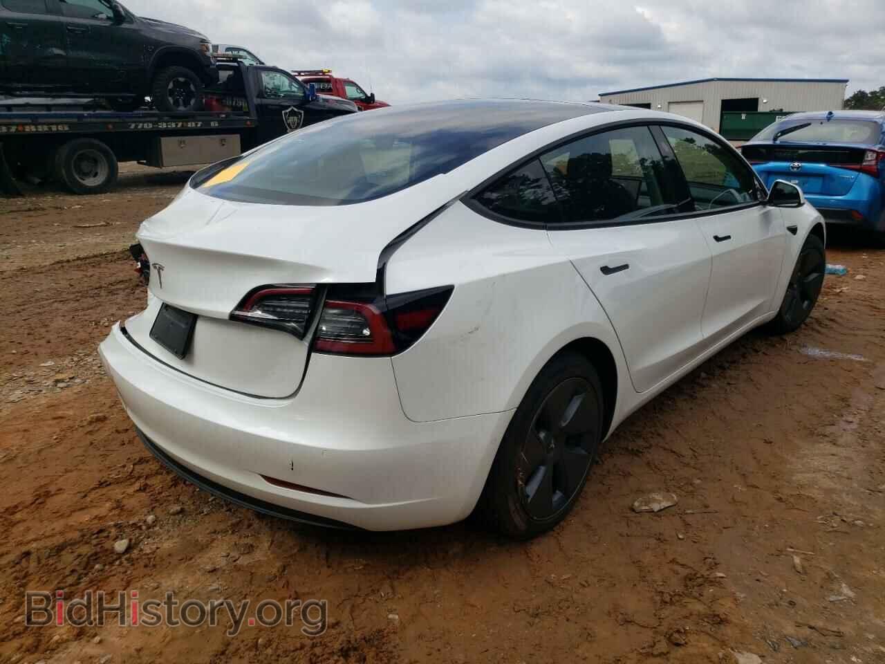 2022 TESLA MODEL 3 - VIN: 5YJ3E1EA9NF186197 - Фото 4