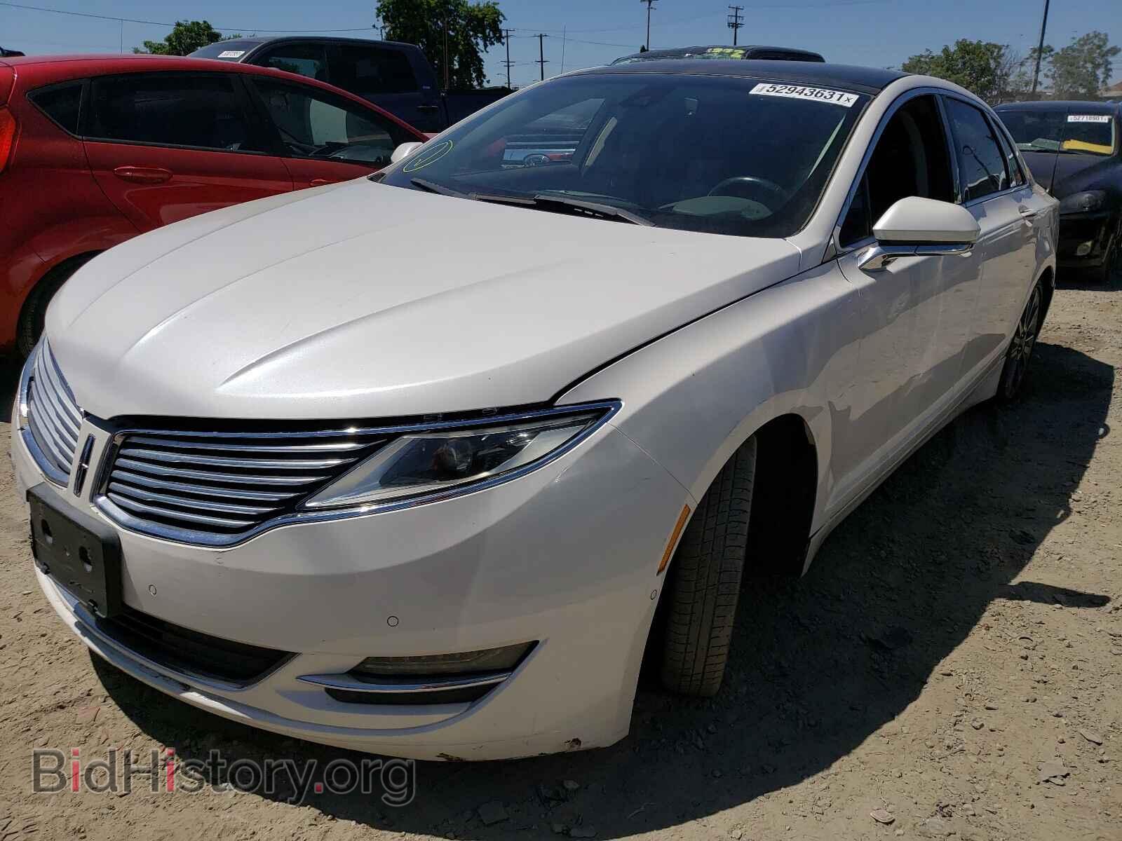 2014 LINCOLN MKZ - VIN: 3LN6L2G97ER820404 - Фото 2