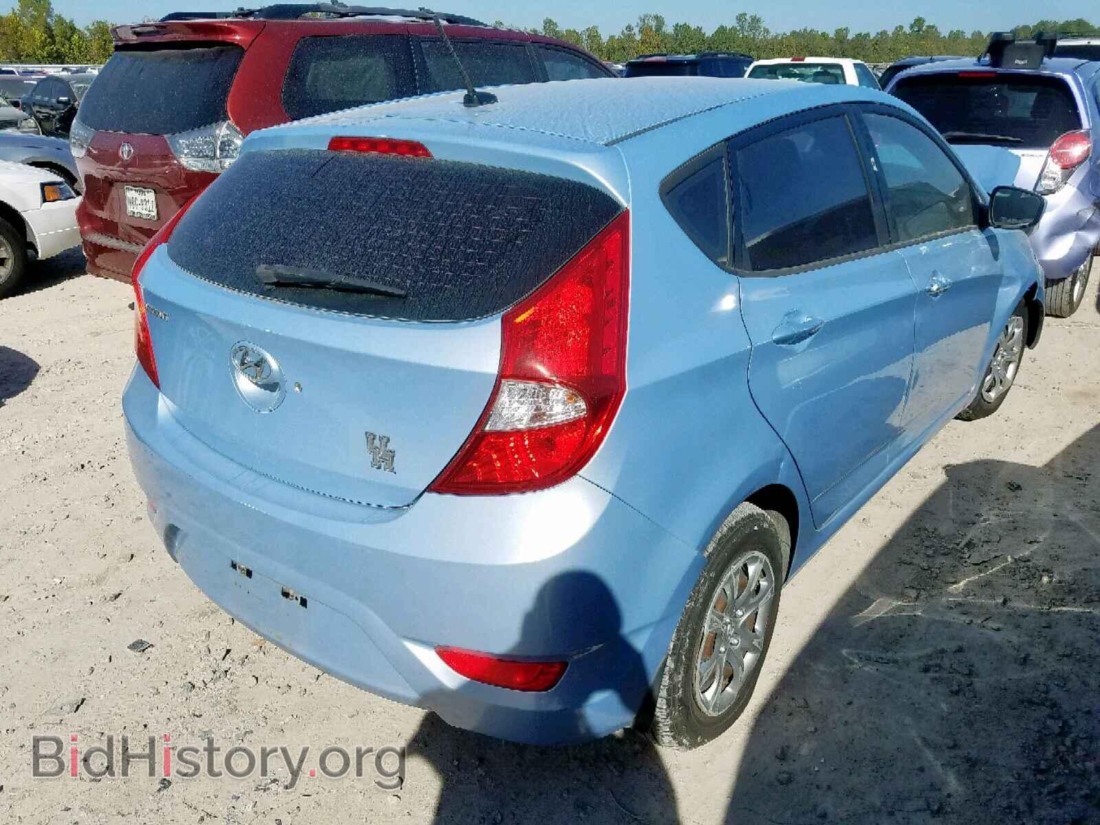 2013 HYUNDAI ACCENT - VIN: KMHCT5AE8DU064583 - Фото 4