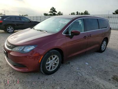 2017 Chrysler PACIFICA Touring, burgundy — VIN 2C4RC1DG6HR836814, Copart