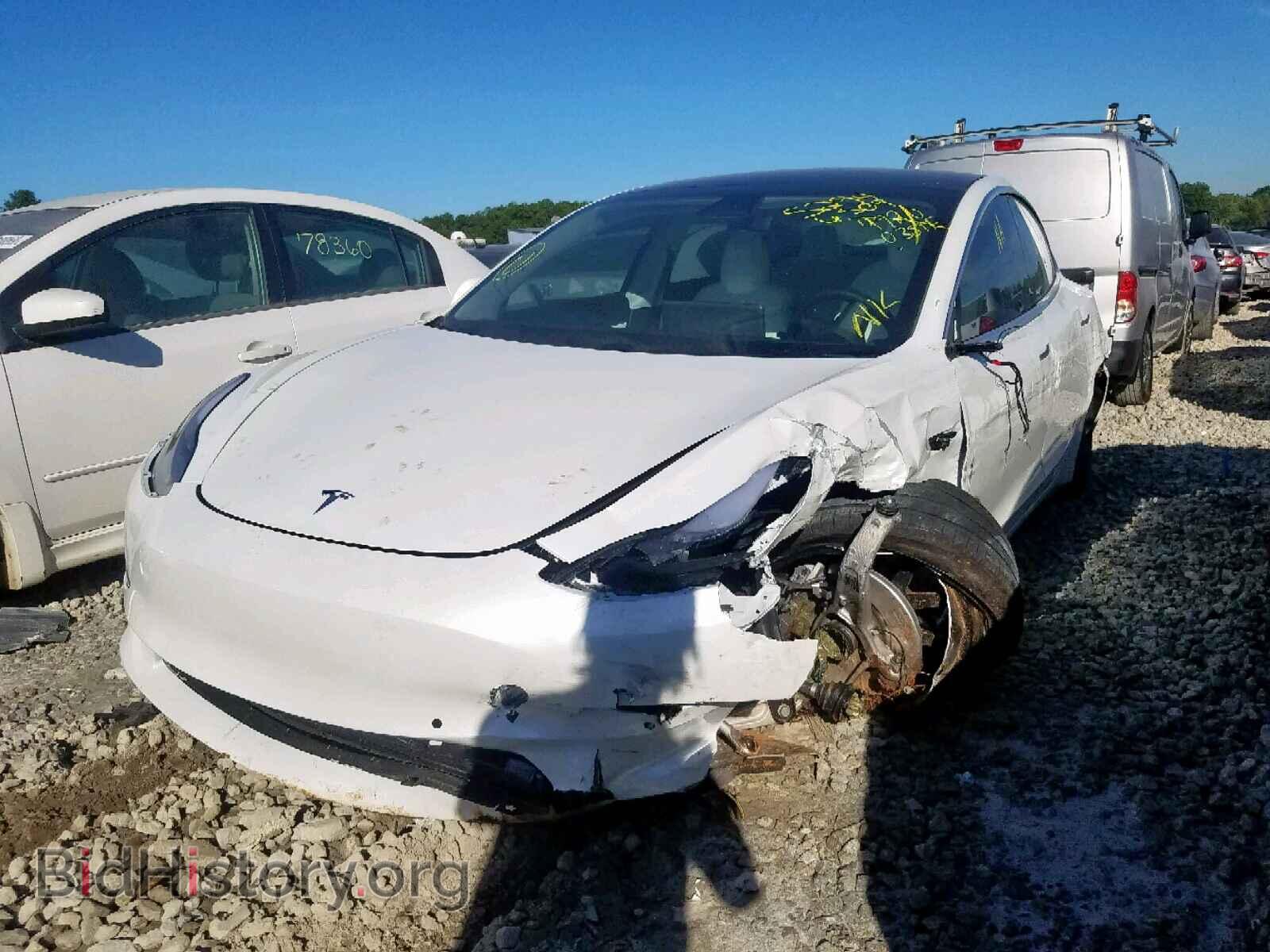 2019 TESLA MODEL 3 - VIN: 5YJ3E1EB0KF437239 - Фото 2