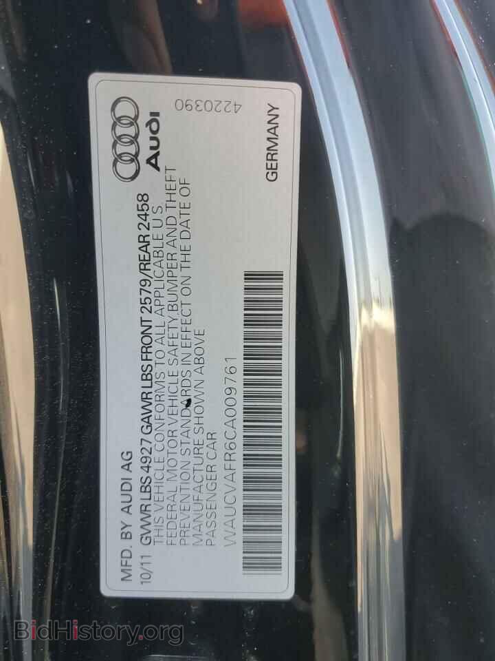 2012 AUDI S5/RS5 - VIN: WAUCVAFR6CA009761 - Фото 12