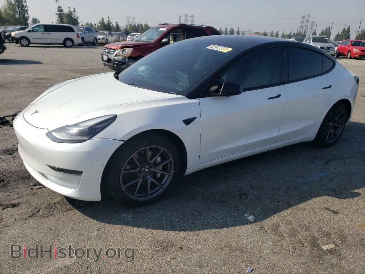 Photo 5YJ3E1EA2MF018819 - TESLA MODEL 3 2021