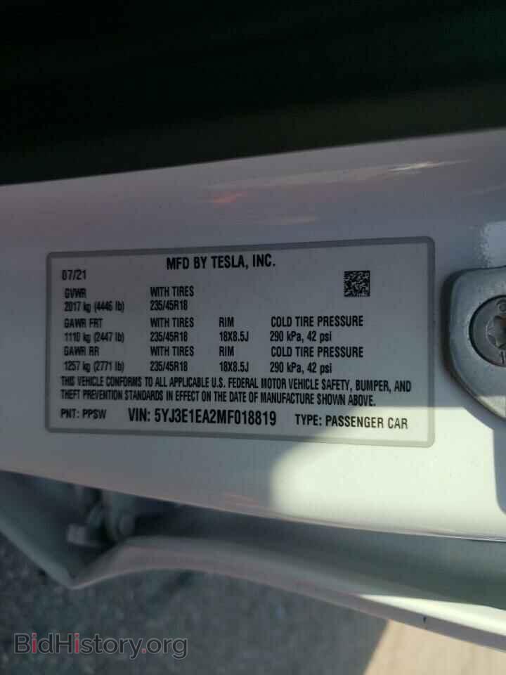 2021 TESLA MODEL 3 - VIN: 5YJ3E1EA2MF018819 - Photo 12