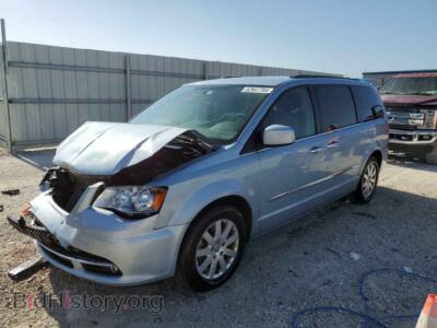 2016 Chrysler MINIVAN Touring, blue — VIN 2C4RC1BG0GR191191, Copart