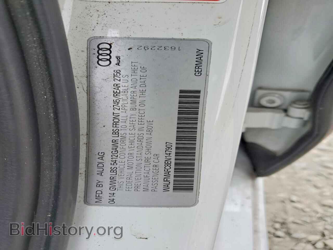 2014 AUDI A6 - VIN: WAUFMAFC8EN147907 - Фото 13
