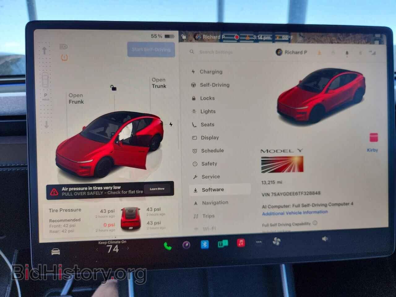 2026 TESLA MODEL Y - VIN: 7SAYGDEE6TF328848 - Photo 9