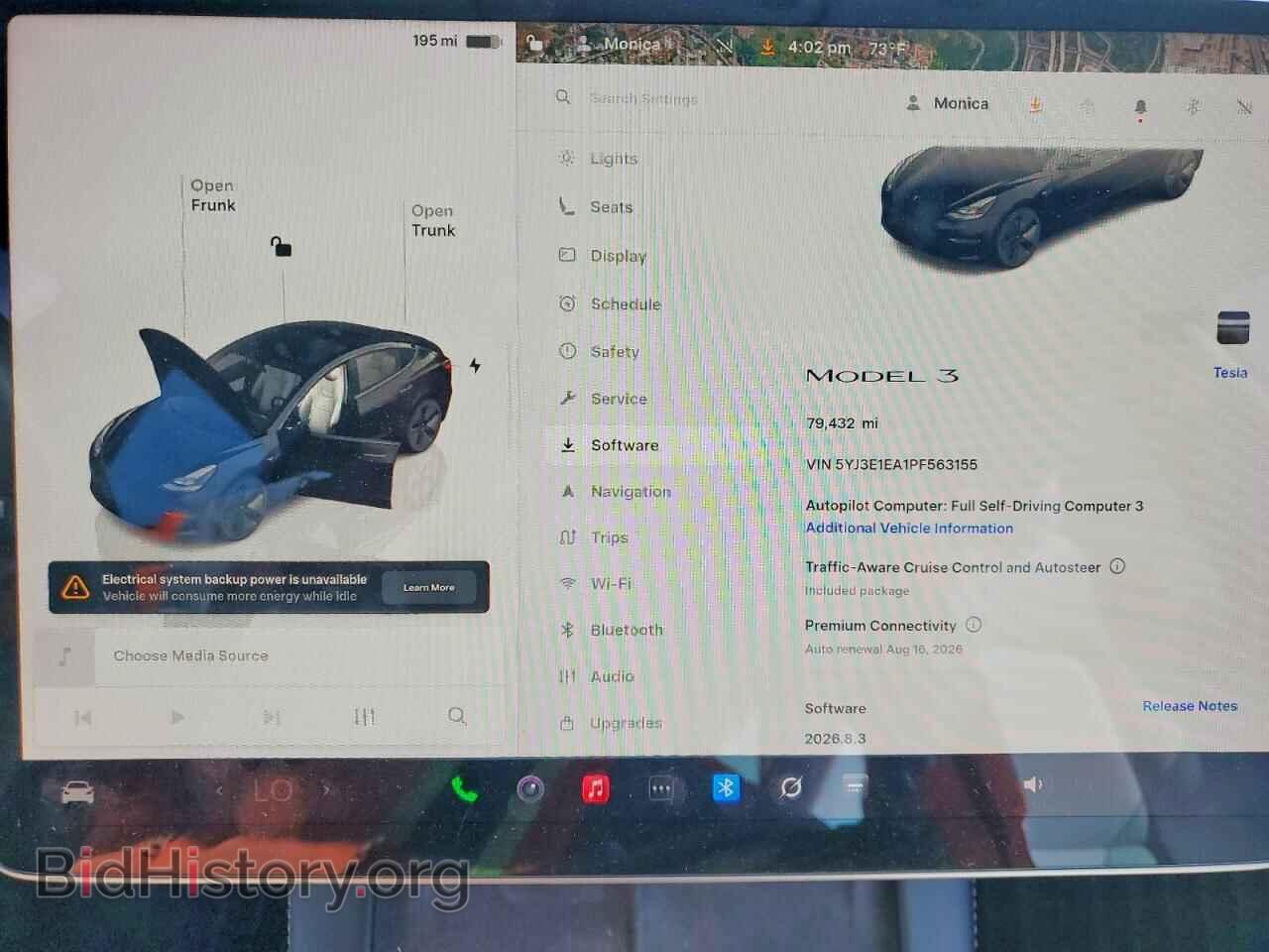 2023 TESLA MODEL 3 - VIN: 5YJ3E1EA1PF563155 - Фото 9