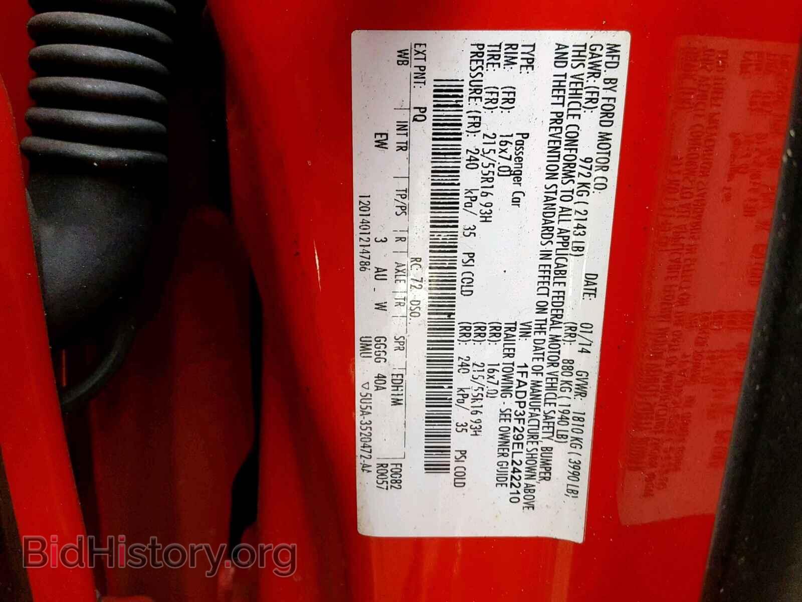 2014 FORD FOCUS - VIN: 1FADP3F29EL242210 - Photo 10