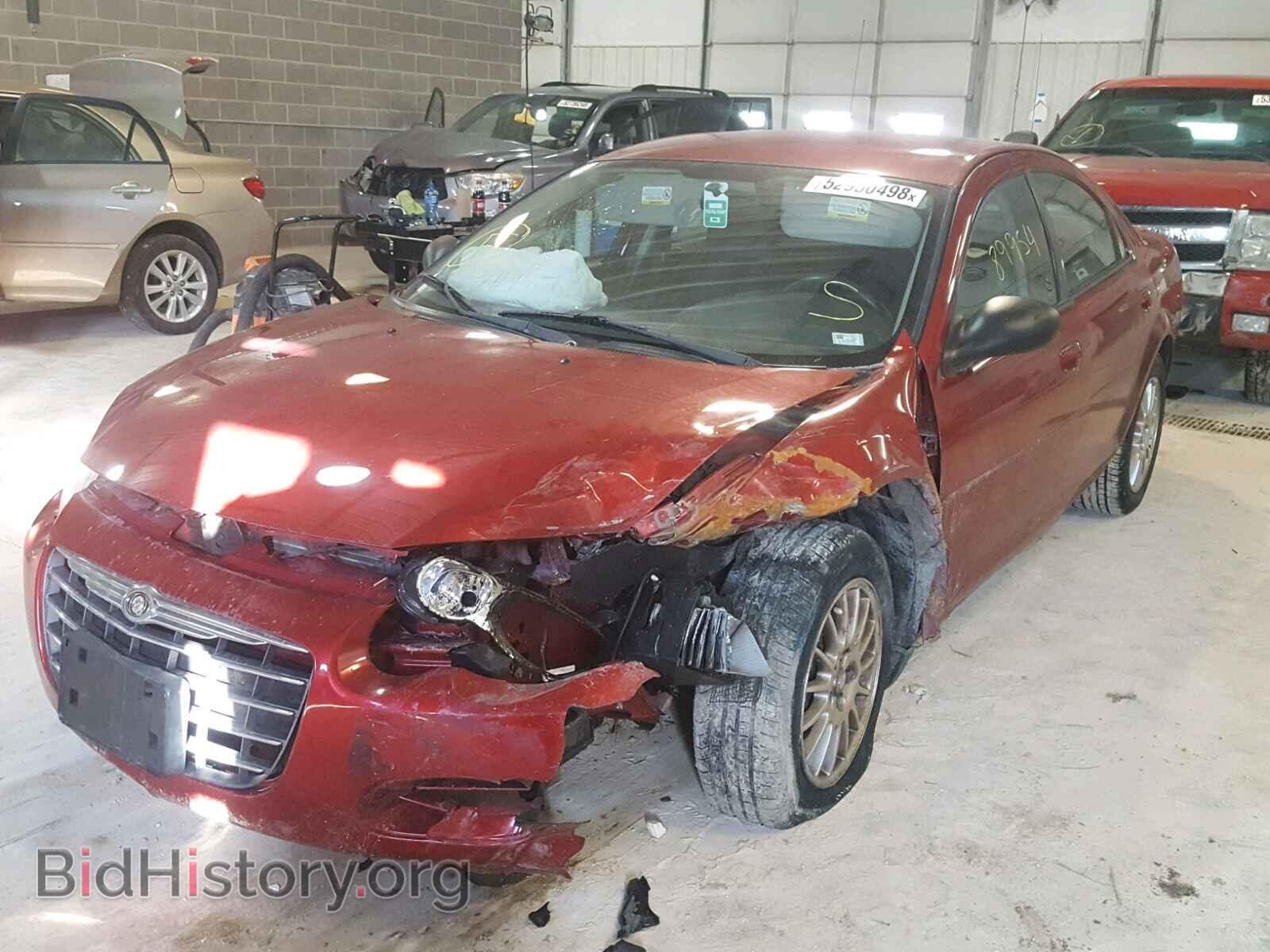 2004 CHRYSLER SEBRING - VIN: 1C3EL46X34N360904 - Фото 2