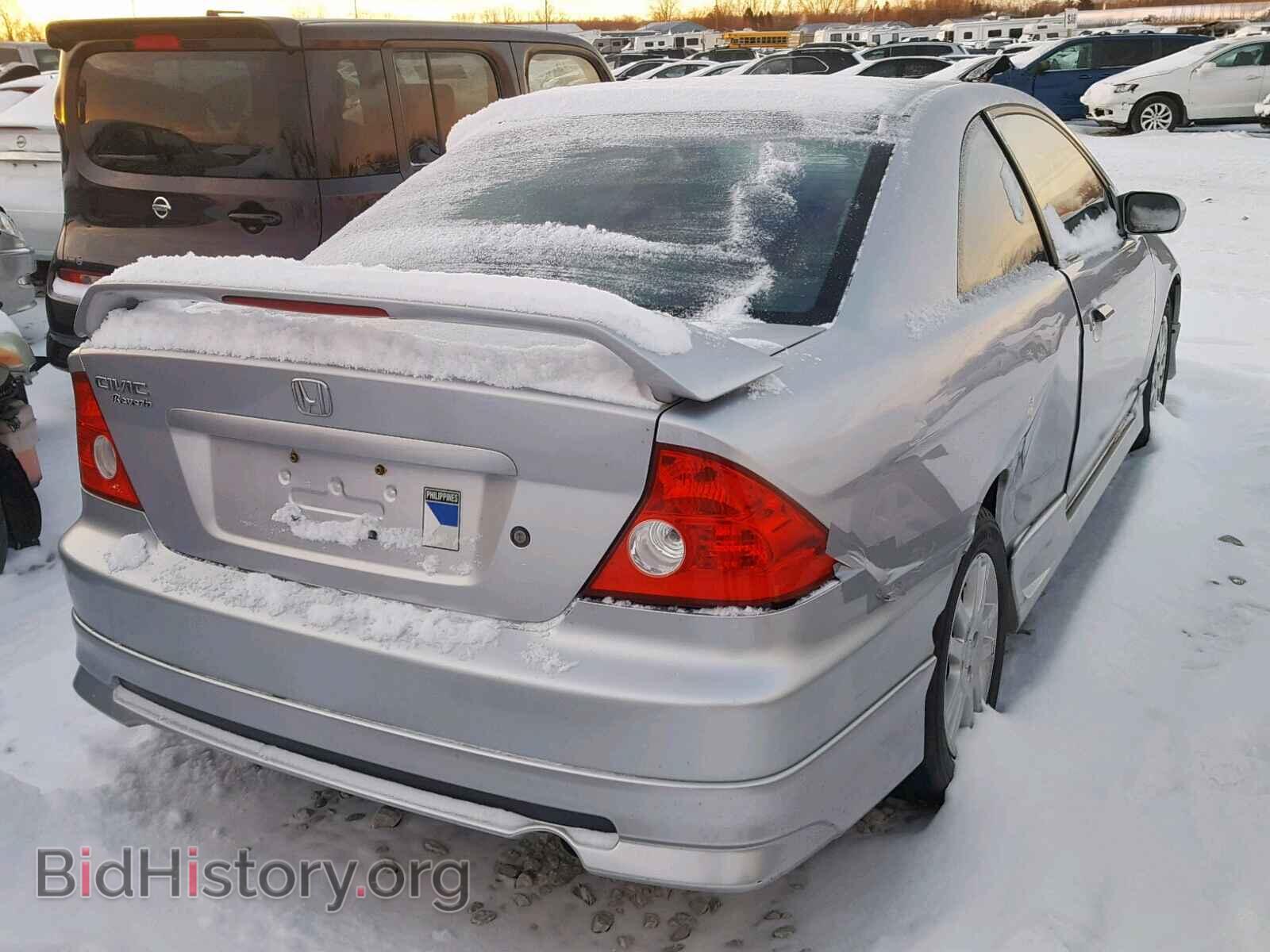 2005 HONDA CIVIC - VIN: 1HGEM22295L802428 - Фото 4