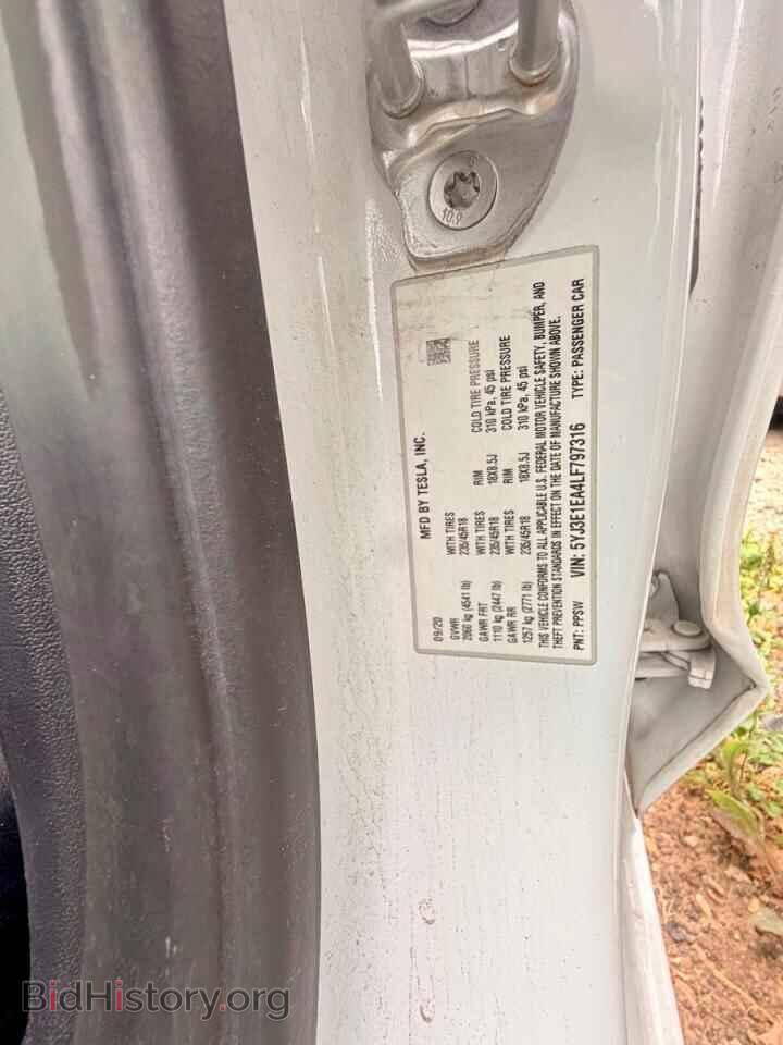 2020 TESLA MODEL 3 - VIN: 5YJ3E1EA4LF797316 - Photo 10