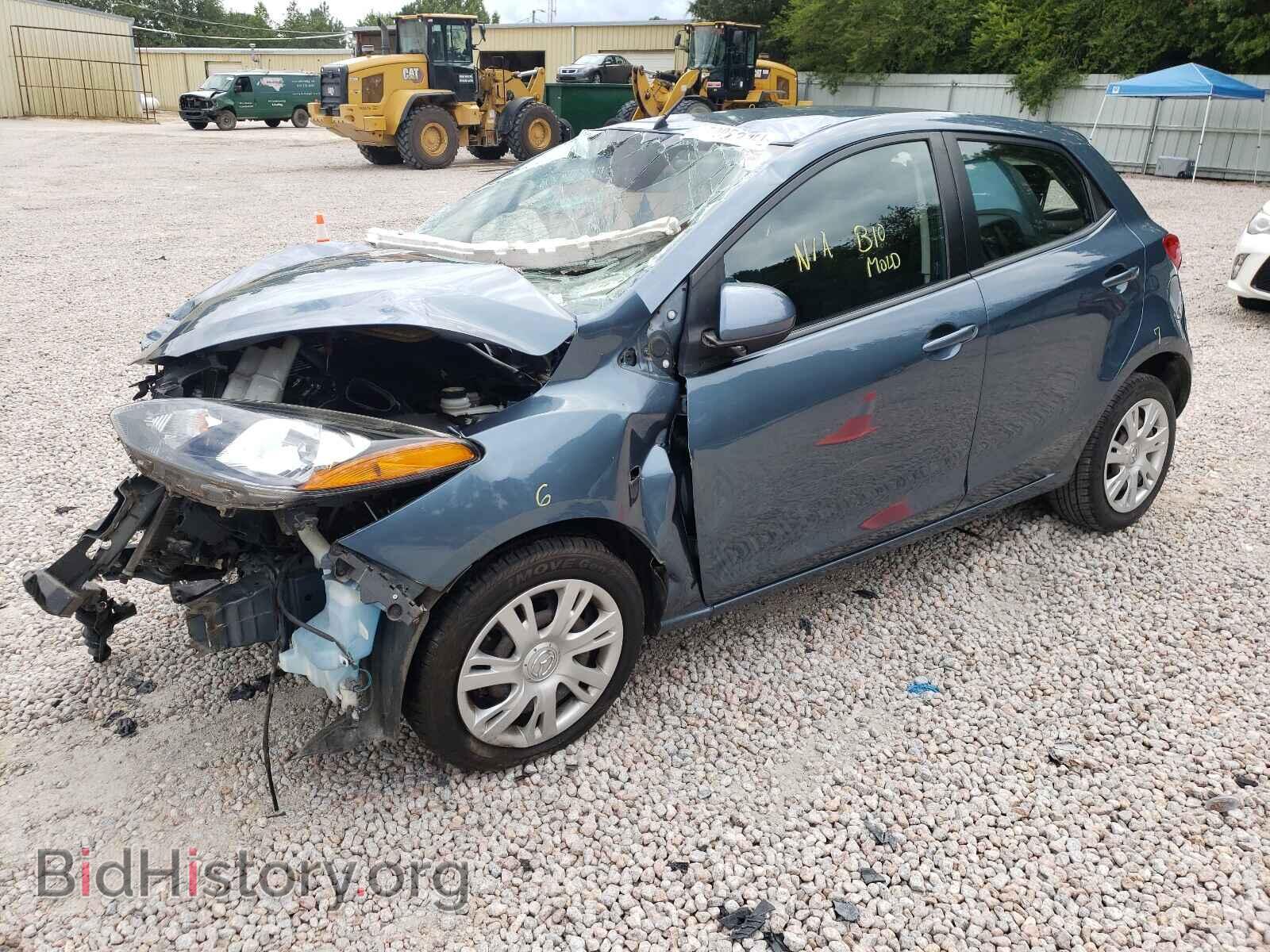 2014 MAZDA 2 - VIN: JM1DE1KY9E0185734 - Фото 2
