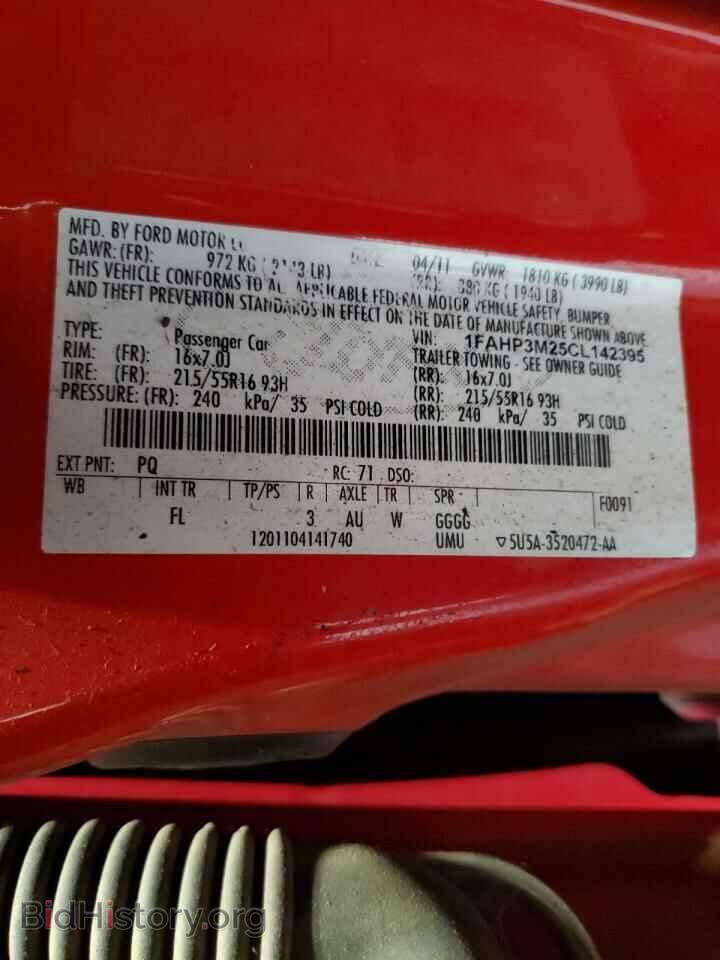 2012 FORD FOCUS - VIN: 1FAHP3M25CL142395 - Фото 14