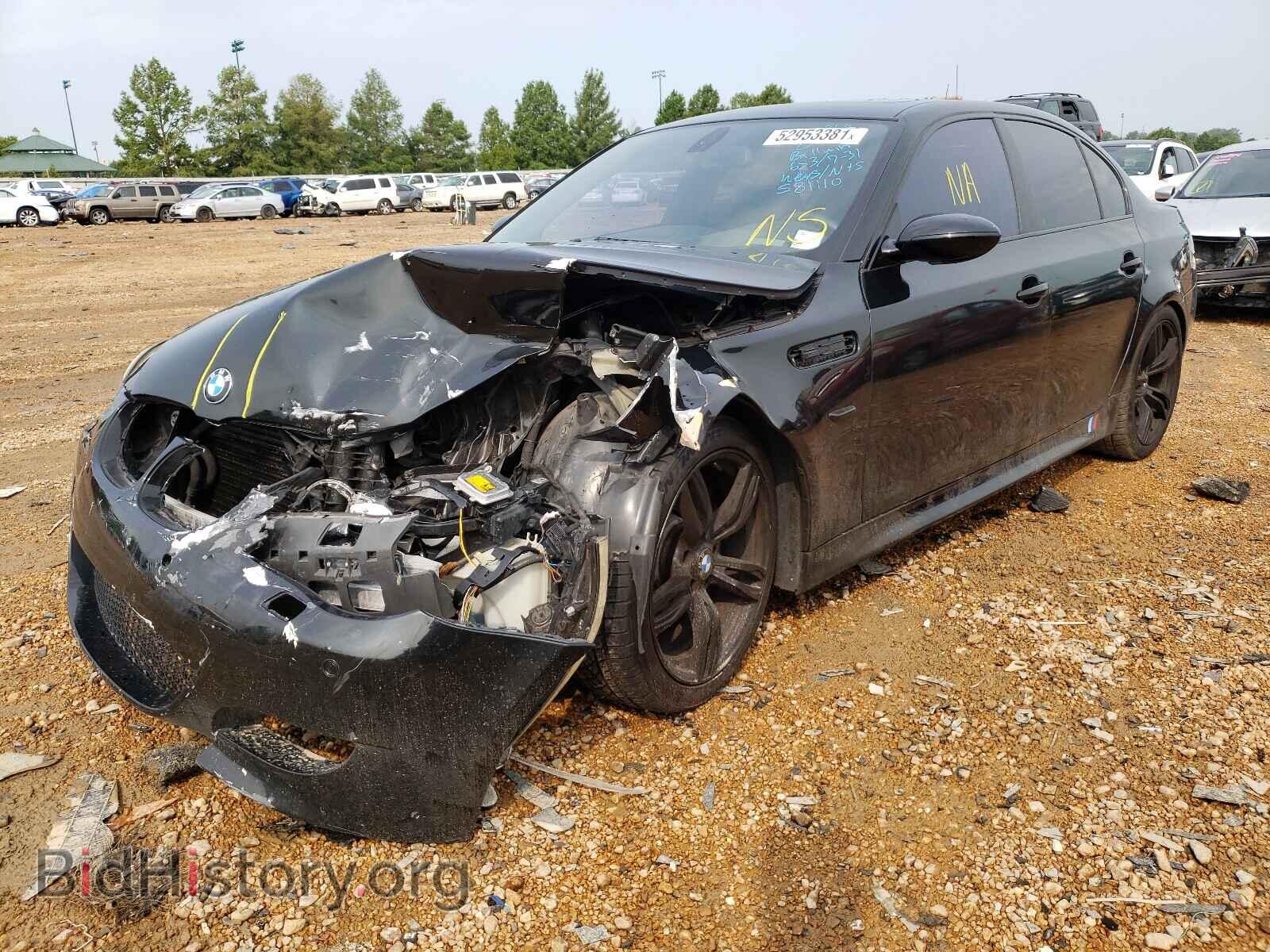 2006 BMW M5 - VIN: WBSNB93536B581110 - Фото 2