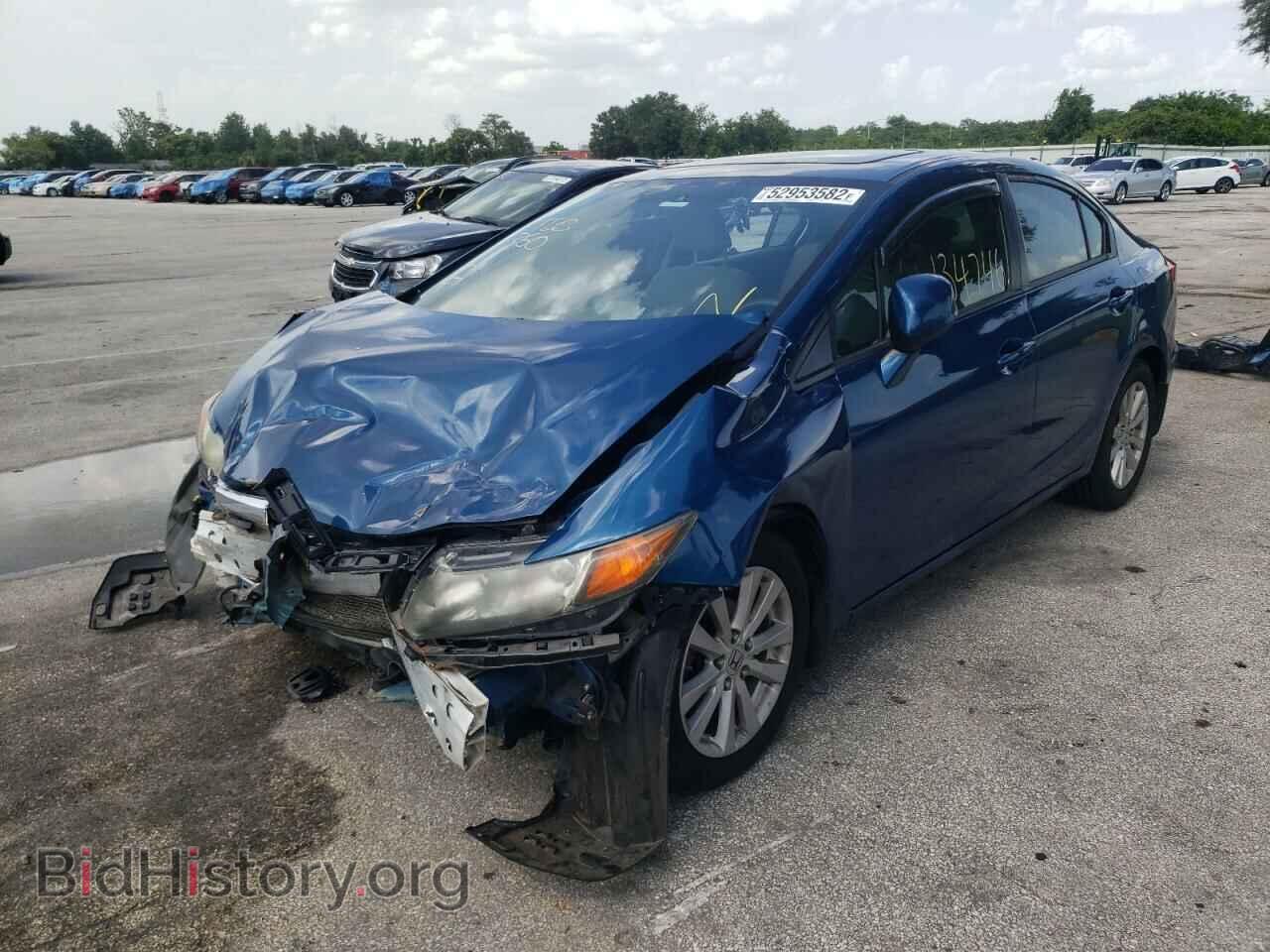 2012 HONDA CIVIC - VIN: 2HGFB2F81CH544313 - Фото 2