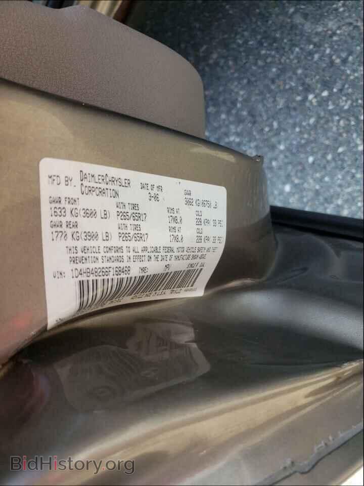 2006 DODGE DURANGO - VIN: 1D4HB48266F168468 - Фото 10