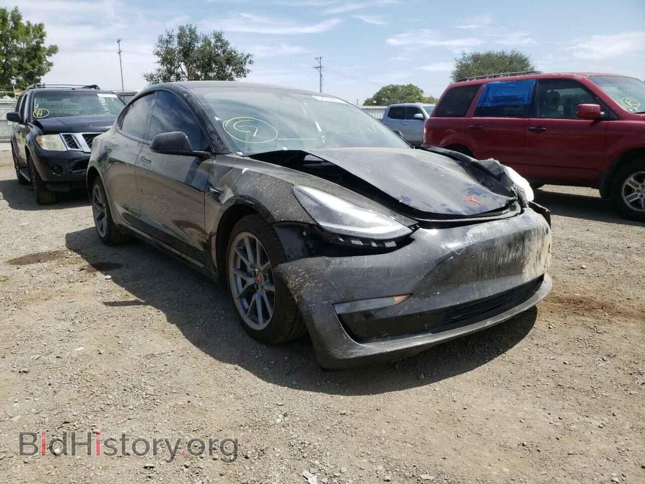Photo 5YJ3E1EA5MF053368 - TESLA MODEL 3 2021