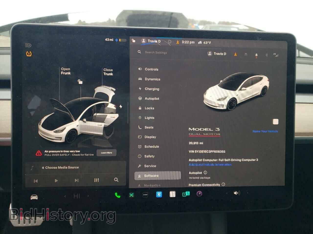 2023 TESLA MODEL 3 - VIN: 5YJ3E1EC3PF608355 - Фото 9