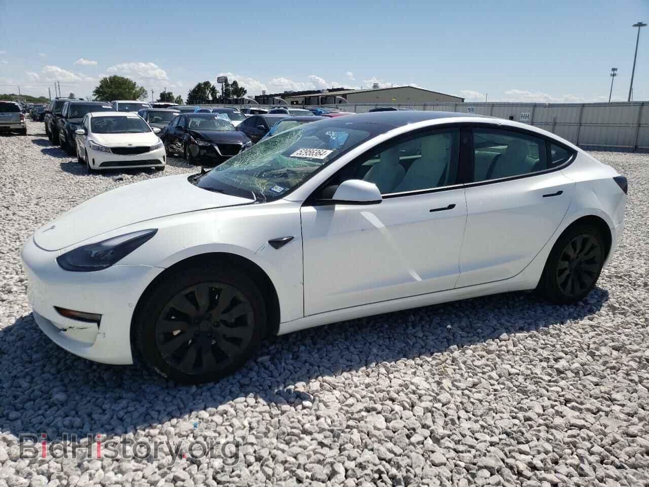Photo 5YJ3E1EB9NF343154 - TESLA MODEL 3 2022
