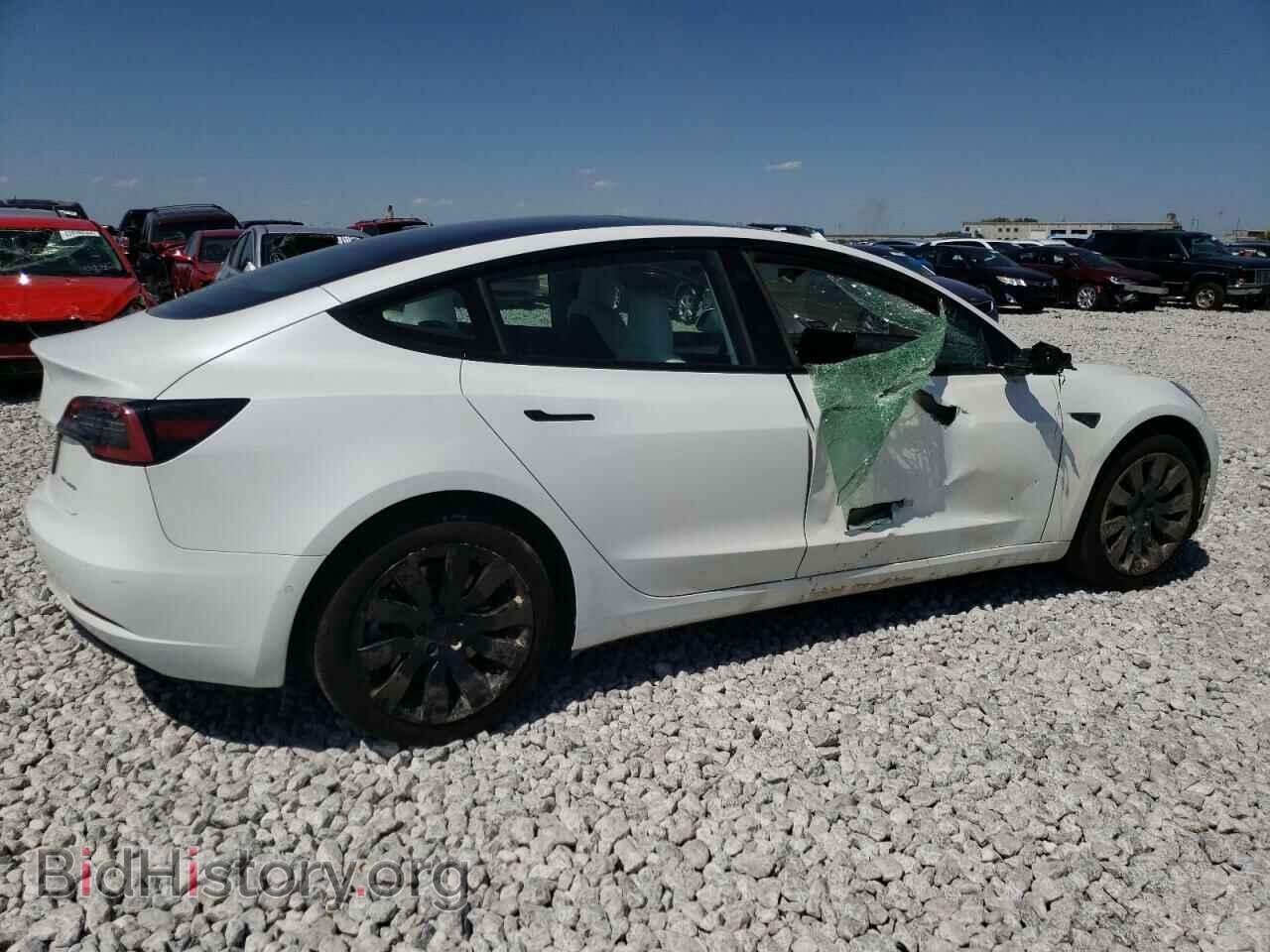 2022 TESLA MODEL 3 - VIN: 5YJ3E1EB9NF343154 - Фото 3