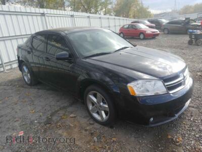 2011 Dodge AVENGER Avenger LU, черный — VIN 1B3BD2FG8BN543942, Copart