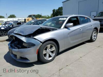 2018 Dodge CHARGER Charger SX, серебристый — VIN 2C3CDXHG0JH124847, Copart