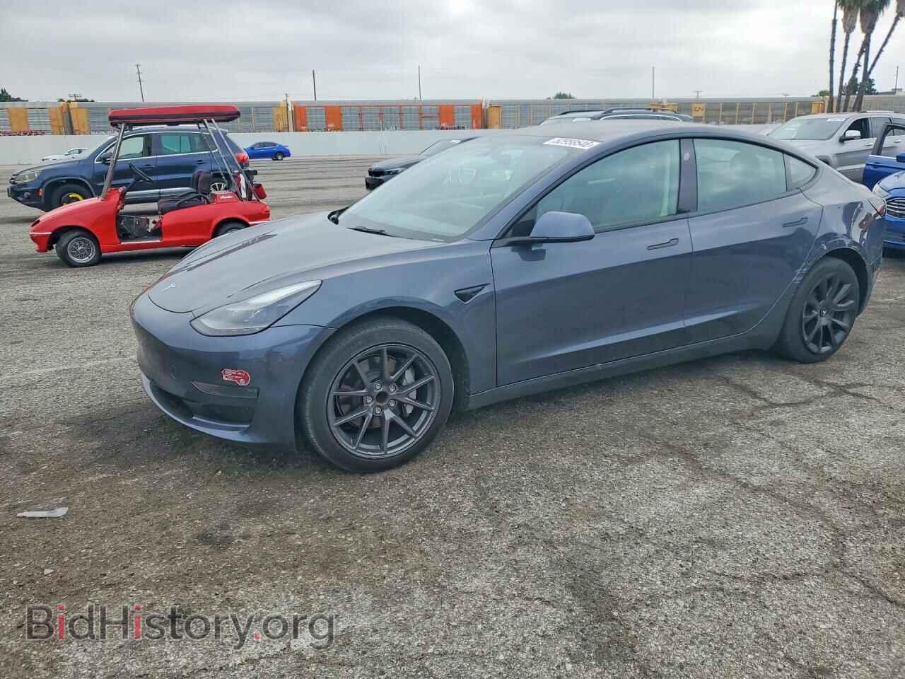 Photo 5YJ3E1EA5MF100589 - TESLA MODEL 3 2021