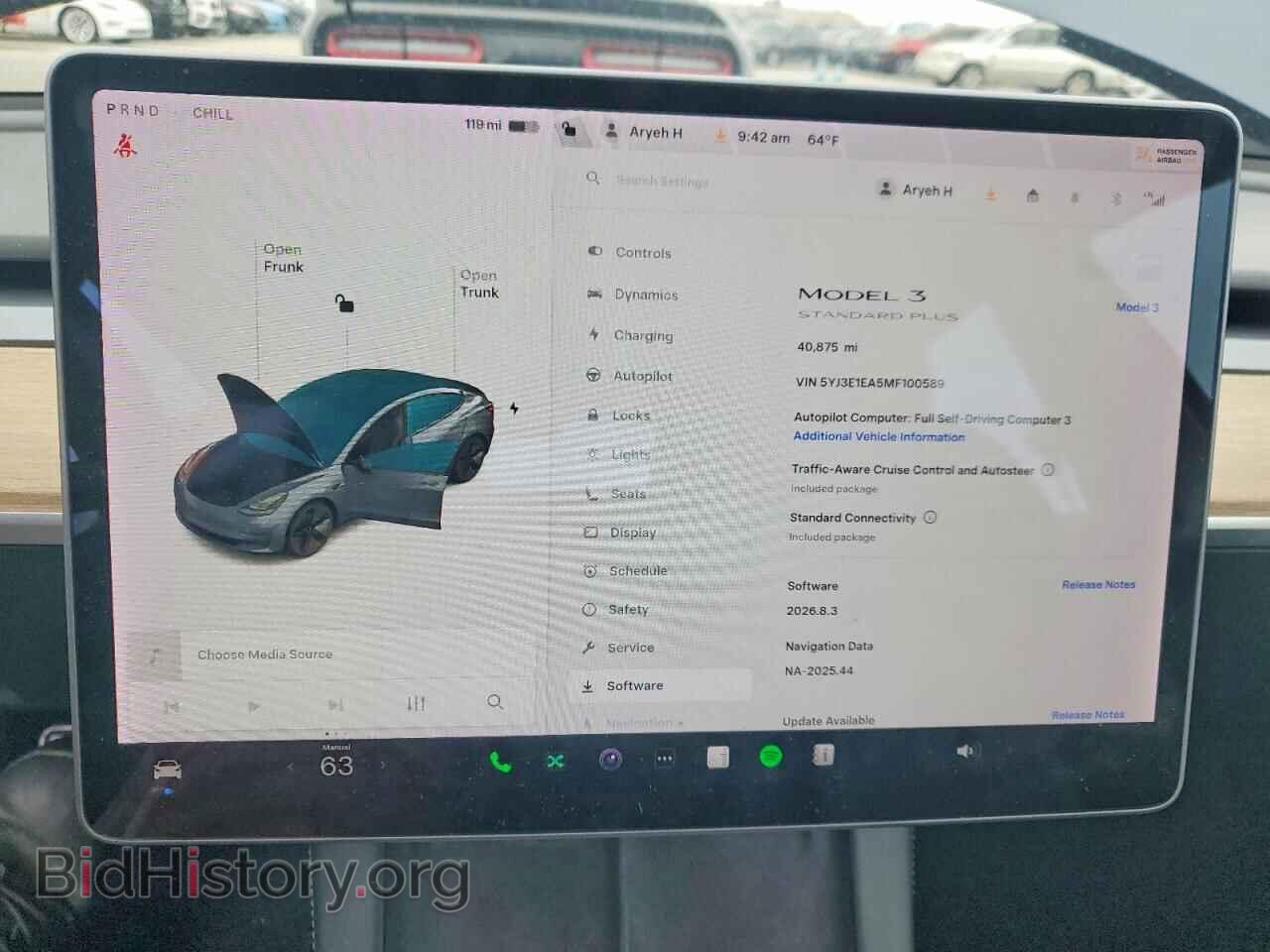 2021 TESLA MODEL 3 - VIN: 5YJ3E1EA5MF100589 - Photo 9