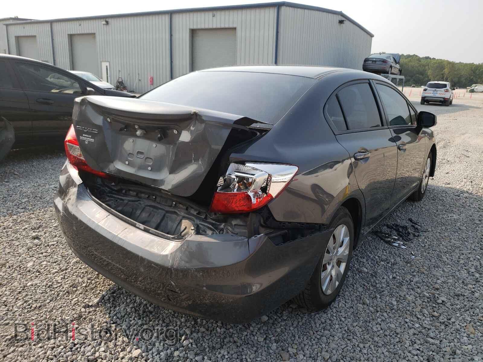 2012 HONDA CIVIC - VIN: 2HGFB2F50CH500616 - Фото 4