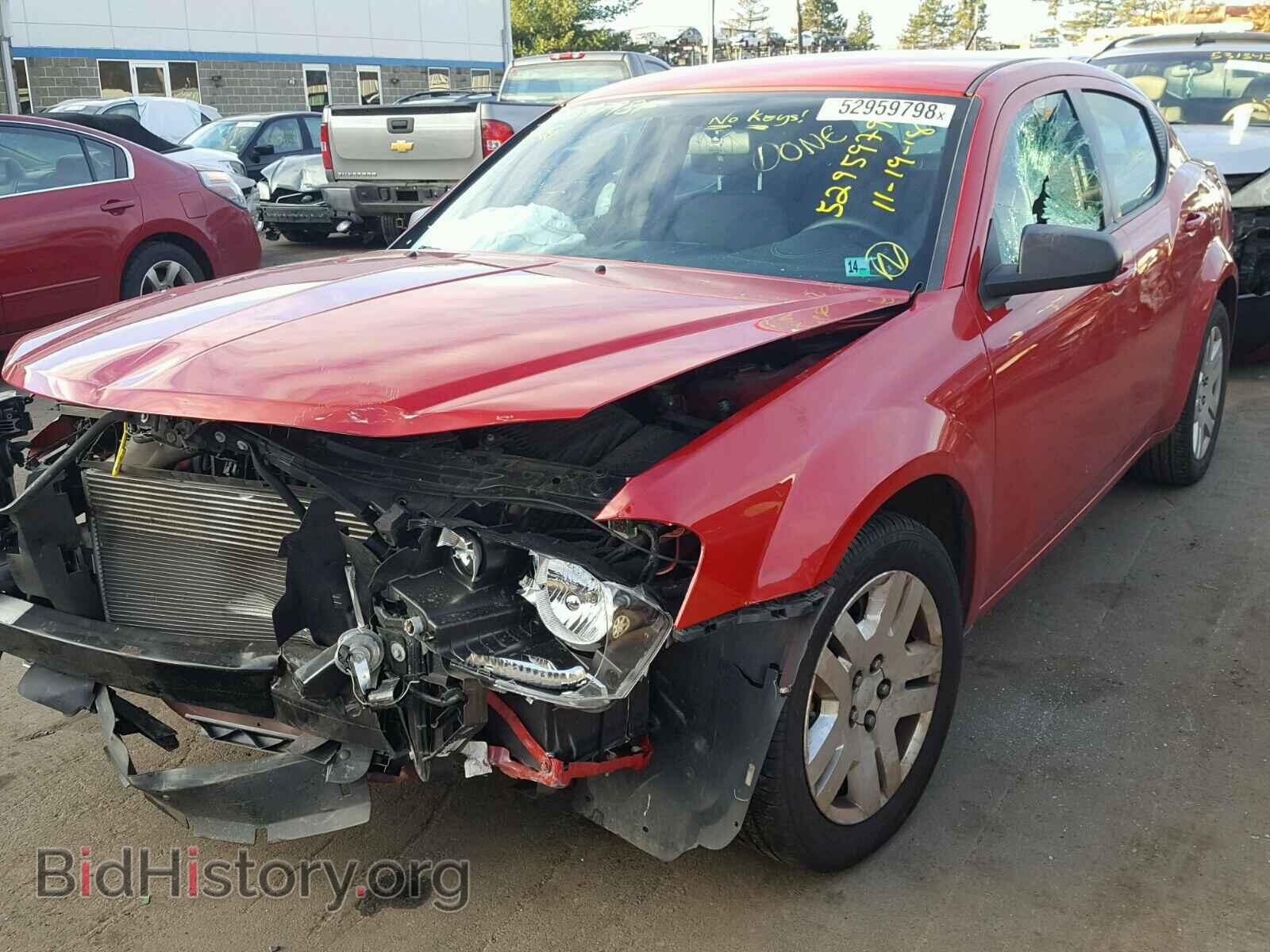 2014 DODGE AVENGER - VIN: 1C3CDZAB2EN145609 - Фото 2