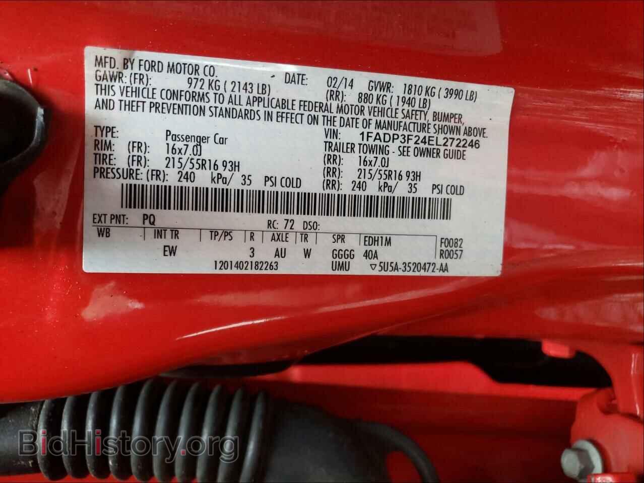 2014 FORD FOCUS - VIN: 1FADP3F24EL272246 - Photo 10