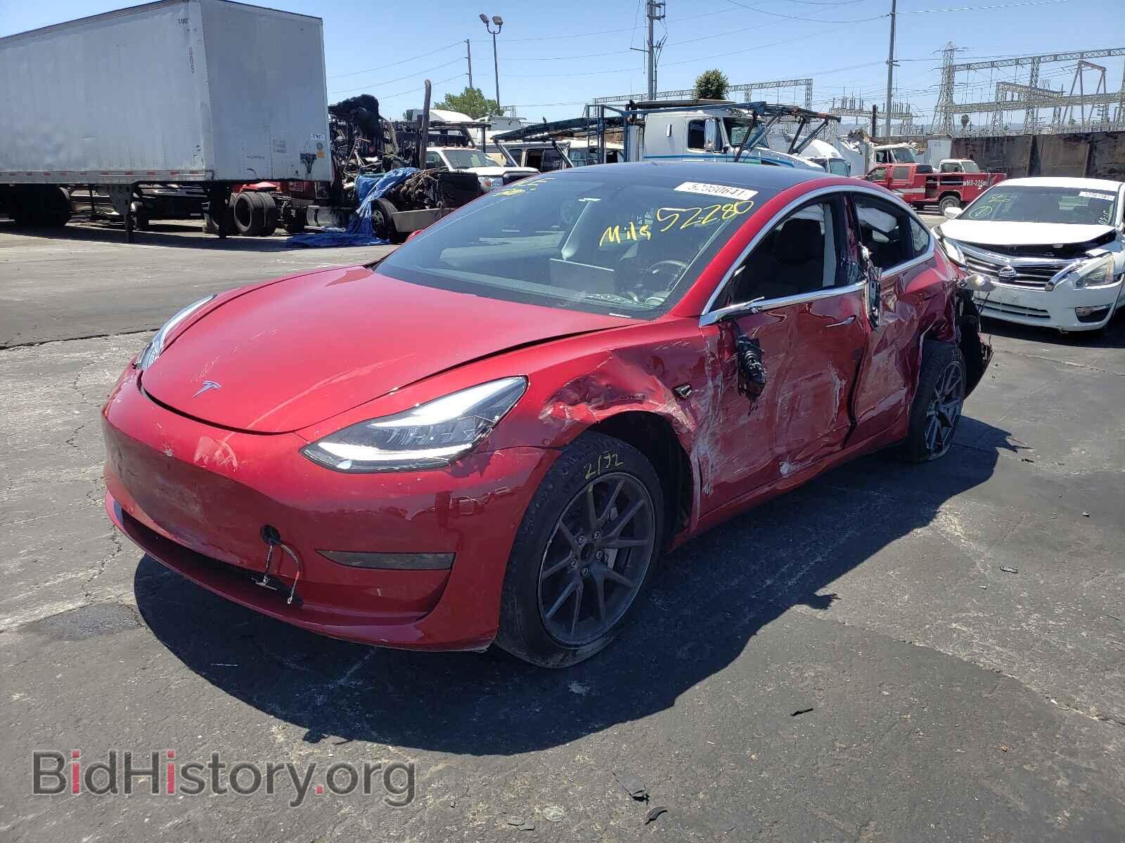2019 TESLA MODEL 3 - VIN: 5YJ3E1EA0KF484309 - Фото 2