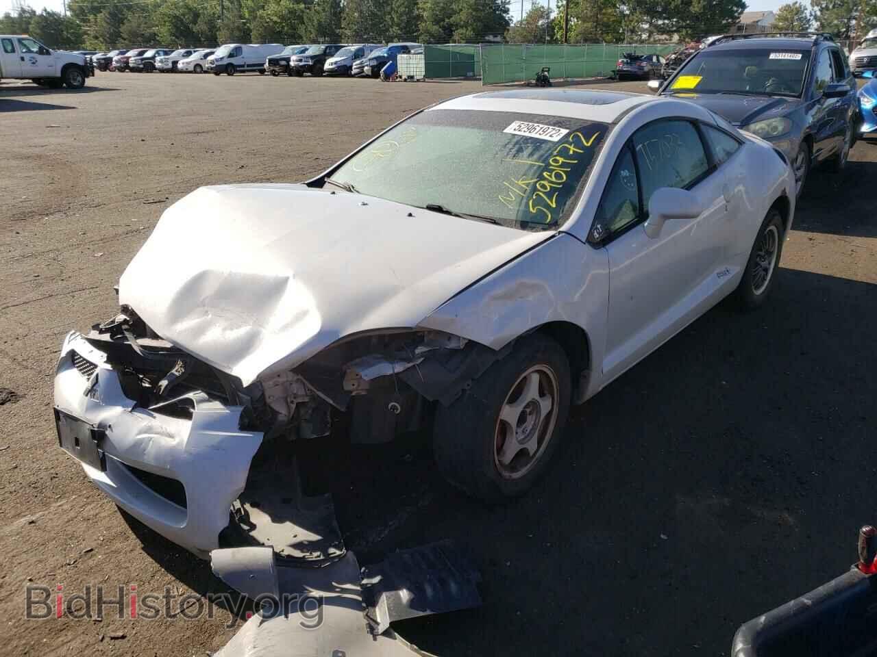 2006 MITSUBISHI ECLIPSE - VIN: 4A3AK24F16E021182 - Фото 2