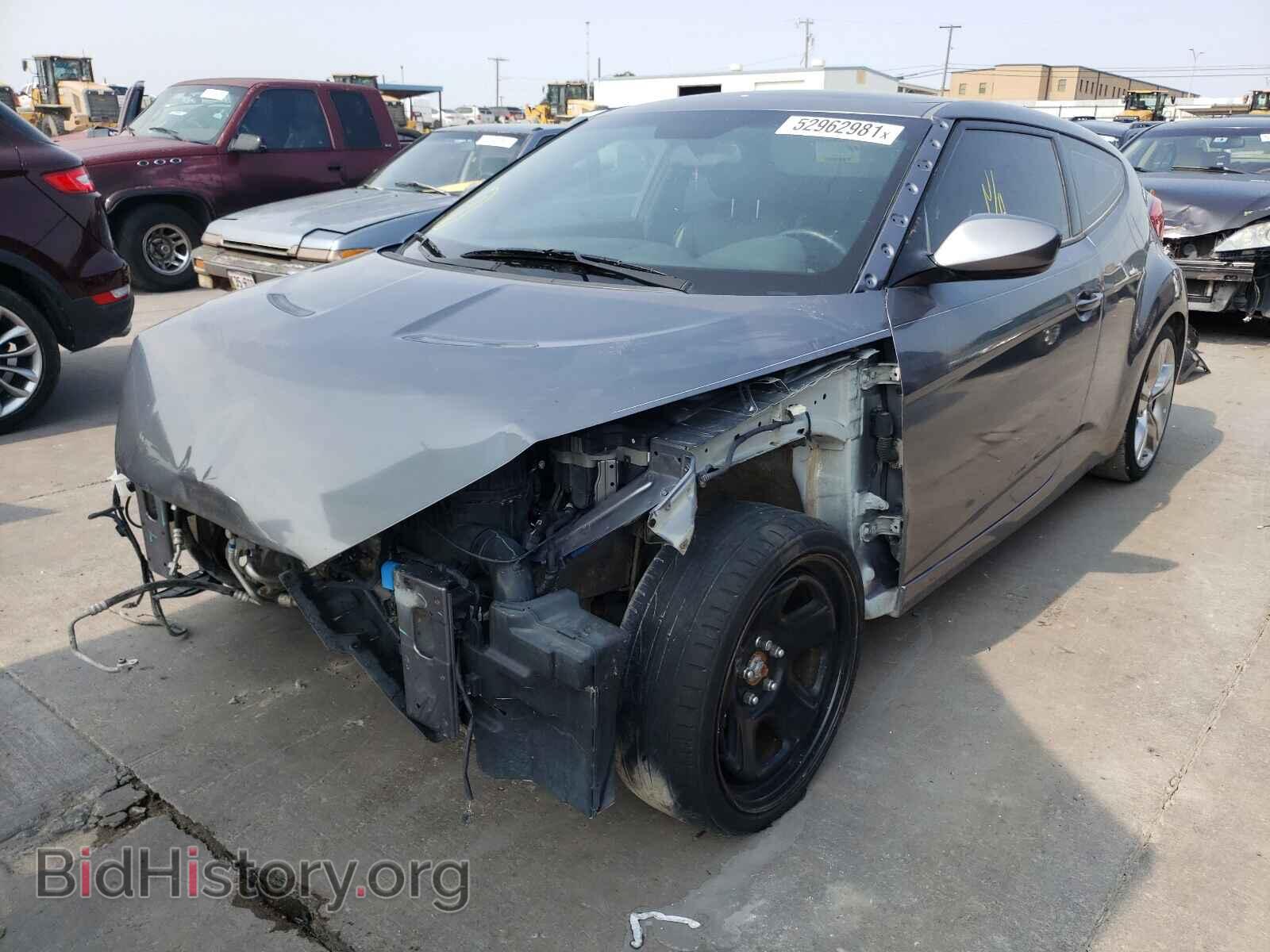 2013 HYUNDAI VELOSTER - VIN: KMHTC6AD4DU121987 - Фото 2
