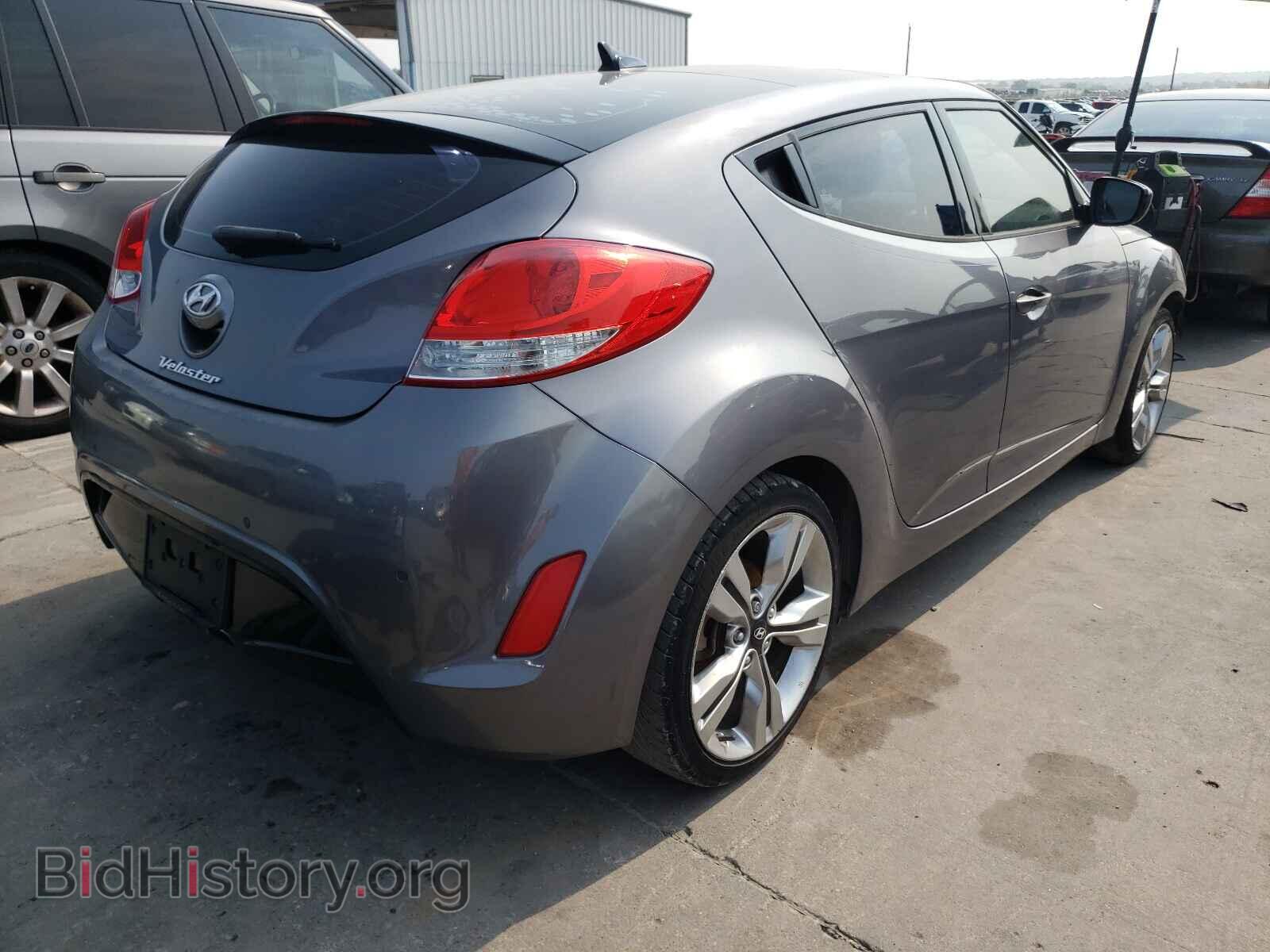 2013 HYUNDAI VELOSTER - VIN: KMHTC6AD4DU121987 - Фото 4