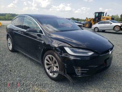 2018 Tesla MODEL X, черный — VIN 5YJXCDE28JF106612, Copart