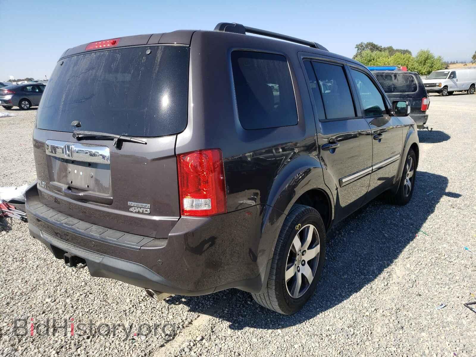 2013 HONDA PILOT - VIN: 5FNYF4H91DB050182 - Фото 4