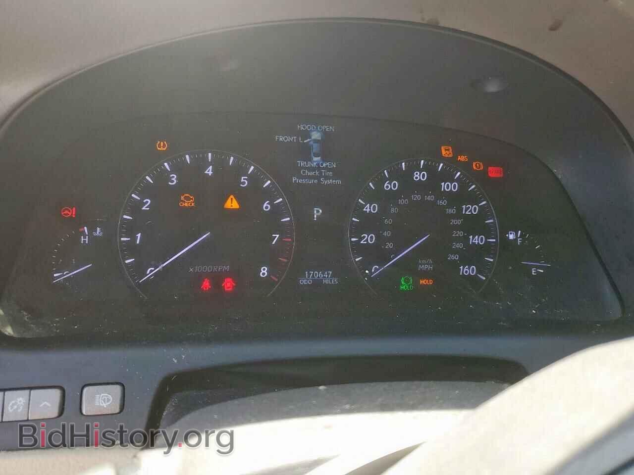 2008 LEXUS LS460 - VIN: JTHBL46F685075026 - Фото 9