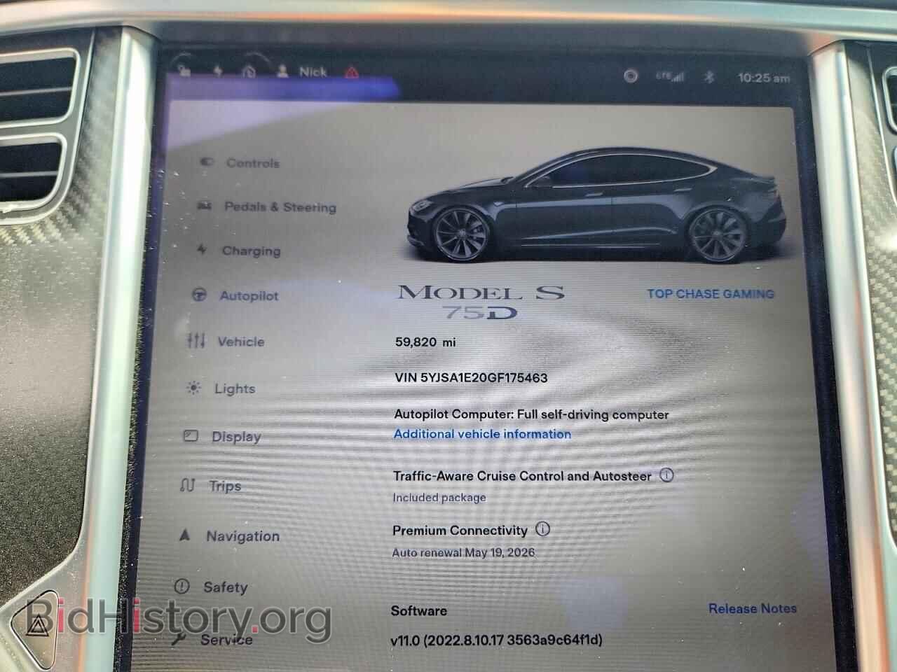 2016 TESLA MODEL S - VIN: 5YJSA1E20GF175463 - Photo 9