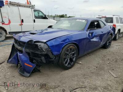 2021 Dodge CHALLENGER GT, синий — VIN 2C3CDZJG5MH672658, Copart