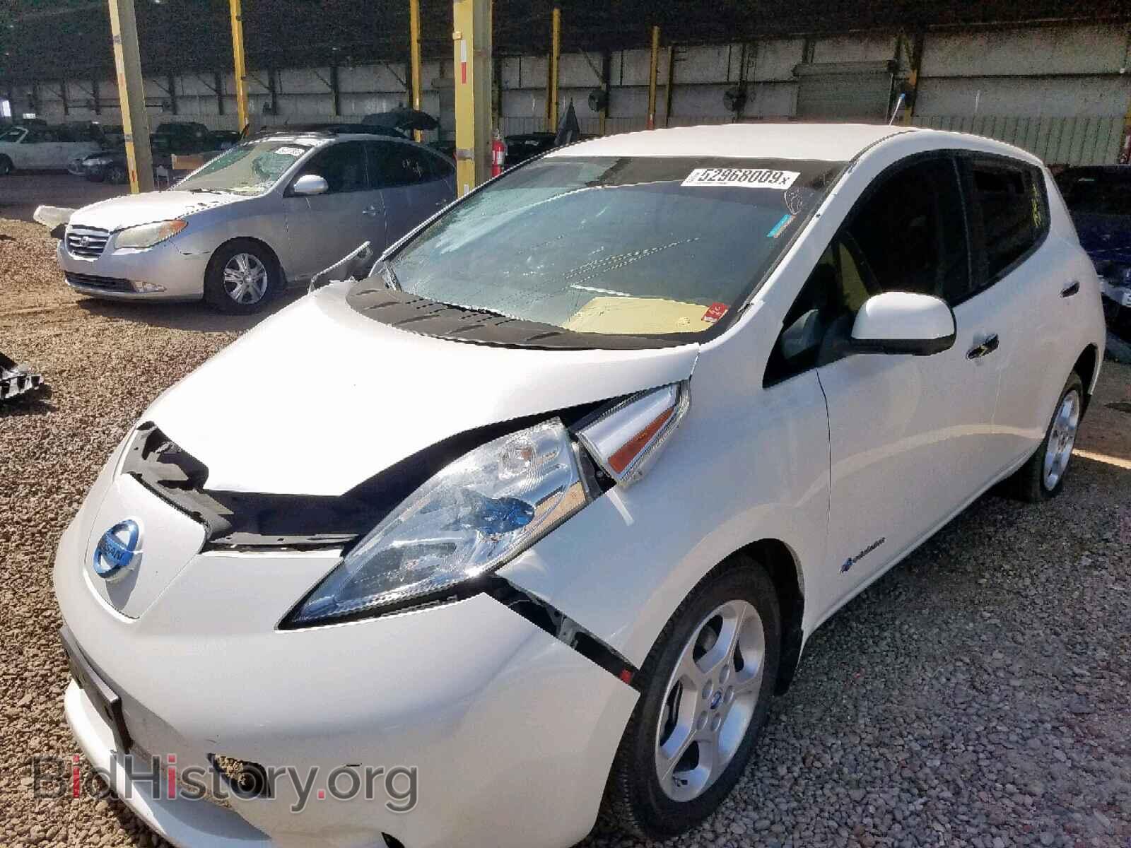 2013 NISSAN LEAF - VIN: 1N4AZ0CP5DC406241 - Фото 2