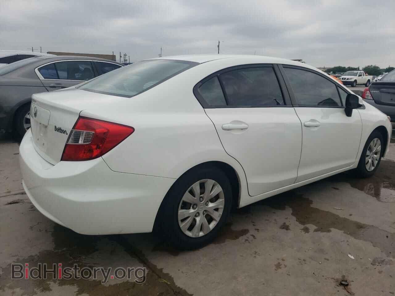 2012 HONDA CIVIC - VIN: 2HGFB2F54CH609886 - Фото 3