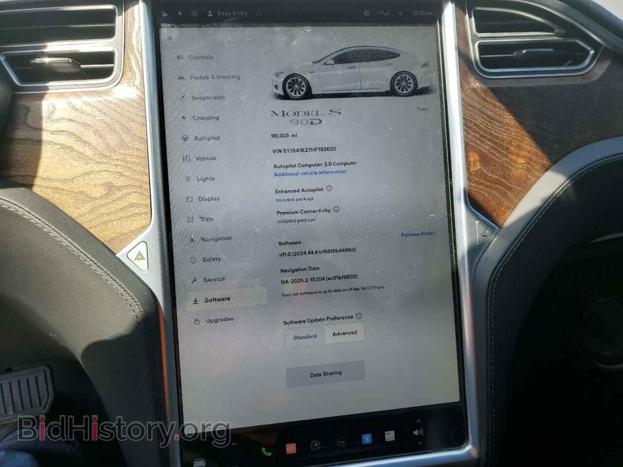 2017 TESLA MODEL S - VIN: 5YJSA1E27HF192620 - Photo 9