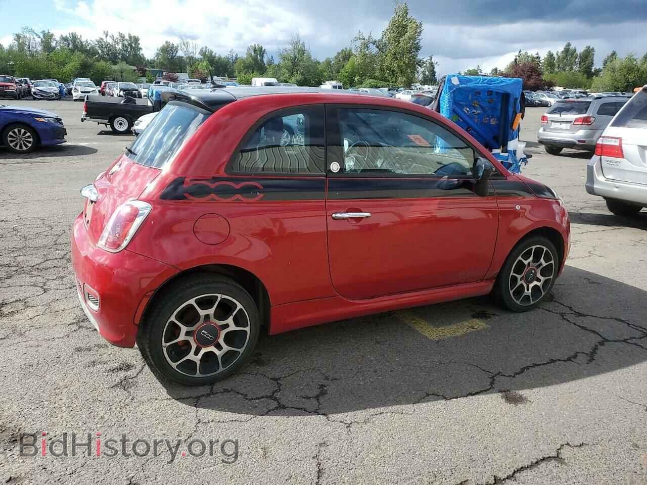 2012 FIAT 500 - VIN: 3C3CFFBR1CT500450 - Фото 3
