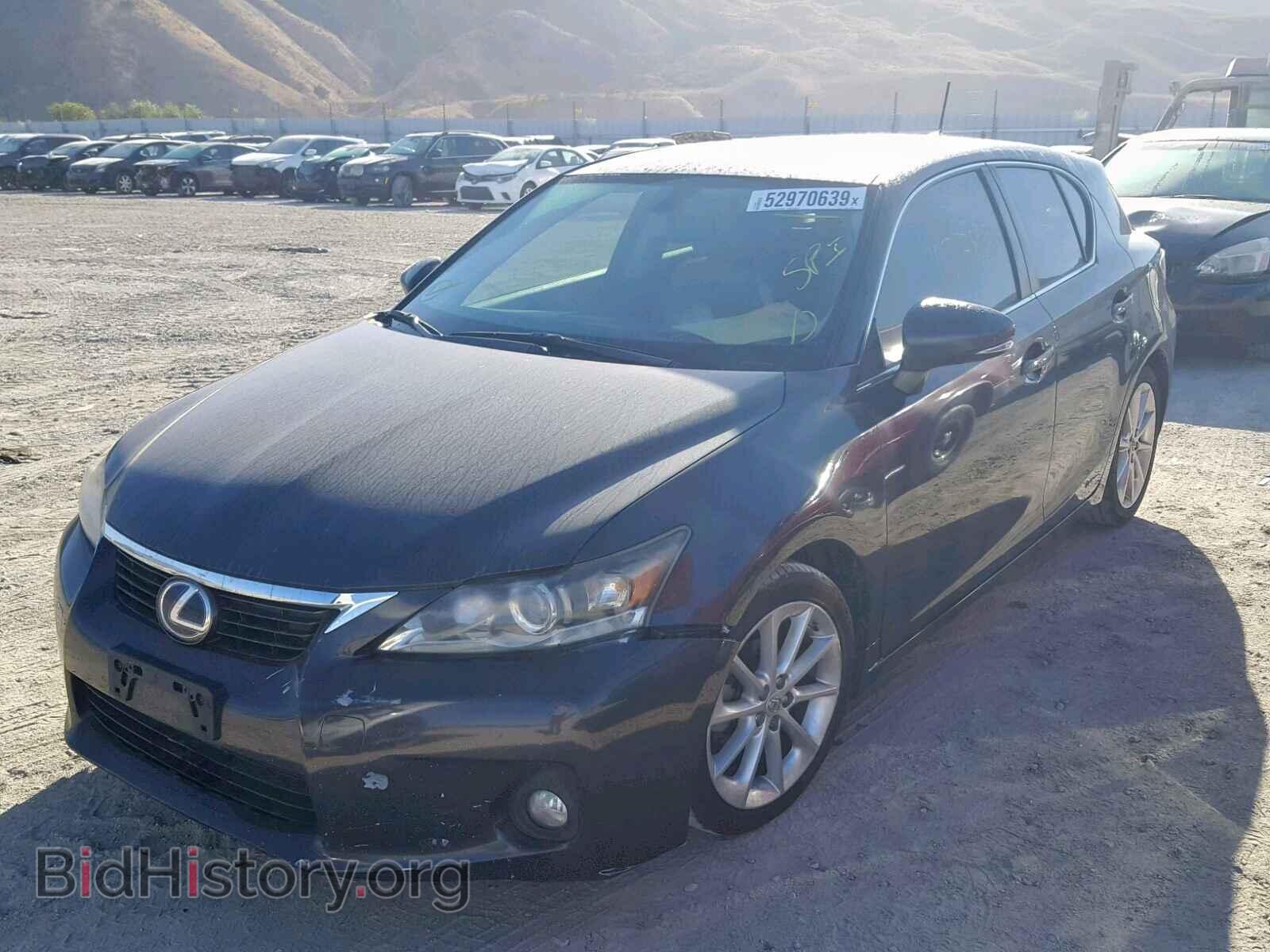 2011 LEXUS CT 200 - VIN: JTHKD5BH6B2035239 - Фото 2